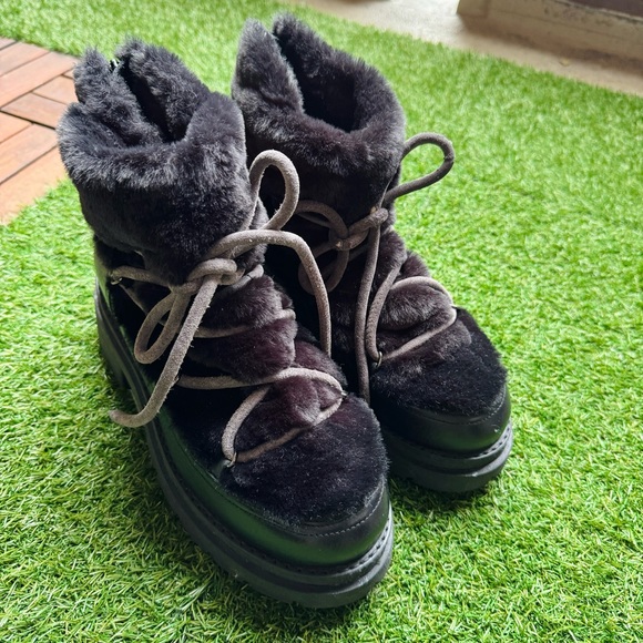 Free People Polar Queen Faux Fur Boots - Picture 2 of 8